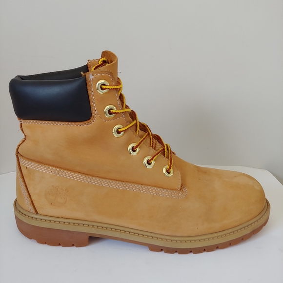 Timberland Premium Boots Wheat Nubuck Size 6 Boys - Picture 6 of 16